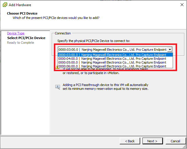 How to Use Magewell PCIe Capture Cards on VMware vSphere