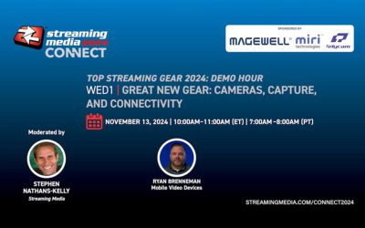 Webinar Recording: See the Latest from Telycam, Magewell and Miri at Streaming Media Connect