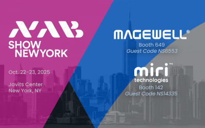 Meet with Magewell and Miri at NAB Show New York