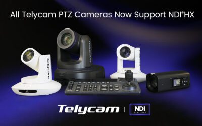 Telycam Expands NDI® HX Support Across Entire PTZ Camera Lineup