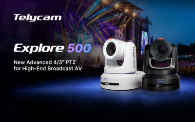 Telycam Expands Broadcast AV PTZ Camera Lineup with New Explore 100, 300 and 500